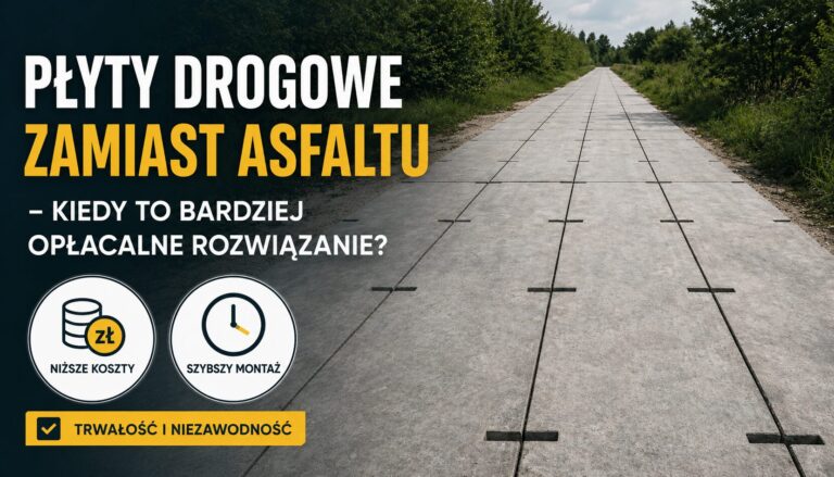 Płyty drogowe zamiast asfaltu – kiedy to bardziej opłacalne rozwiązanie